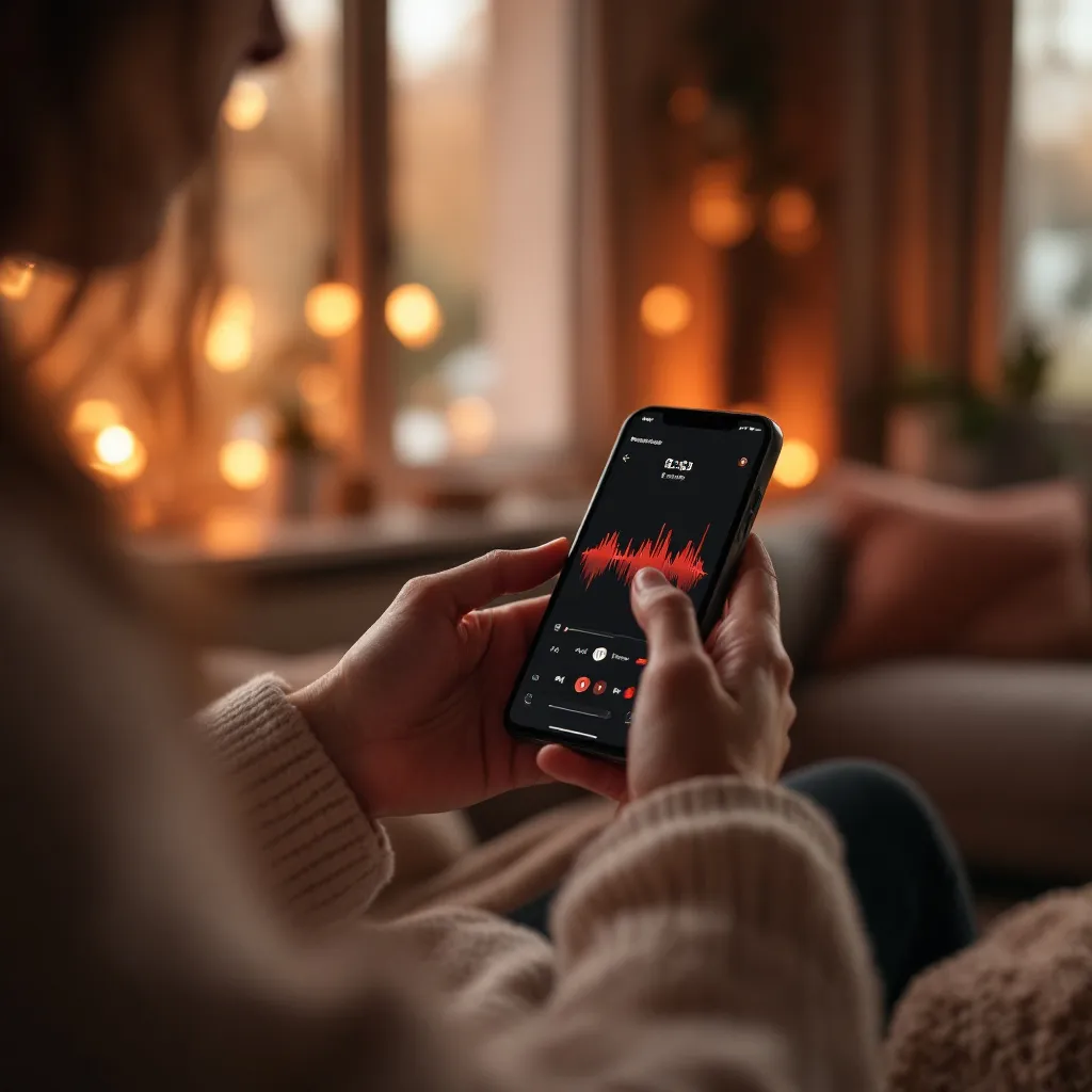 Création d'une chanson personnalisée par IA sur mobile